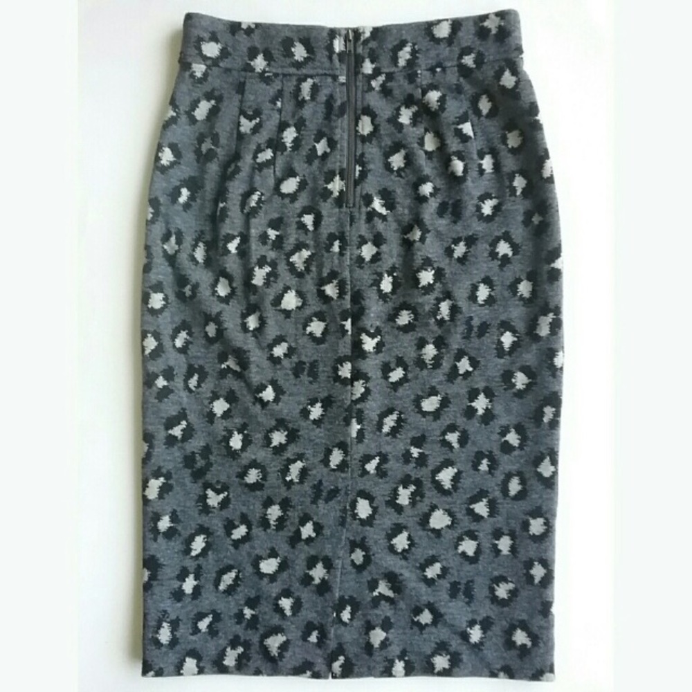 Animal print skirt